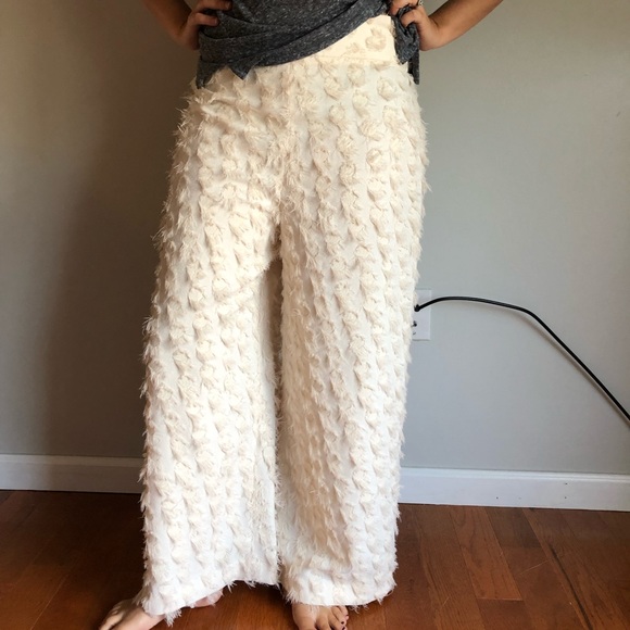 Zara Pants - NWT Zara Cream Pants Size L